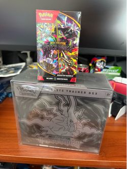 Pitch Black ETB W case and Booster Bundle