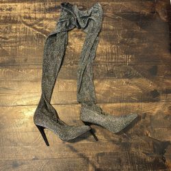 Over the Knew High Heel Boots