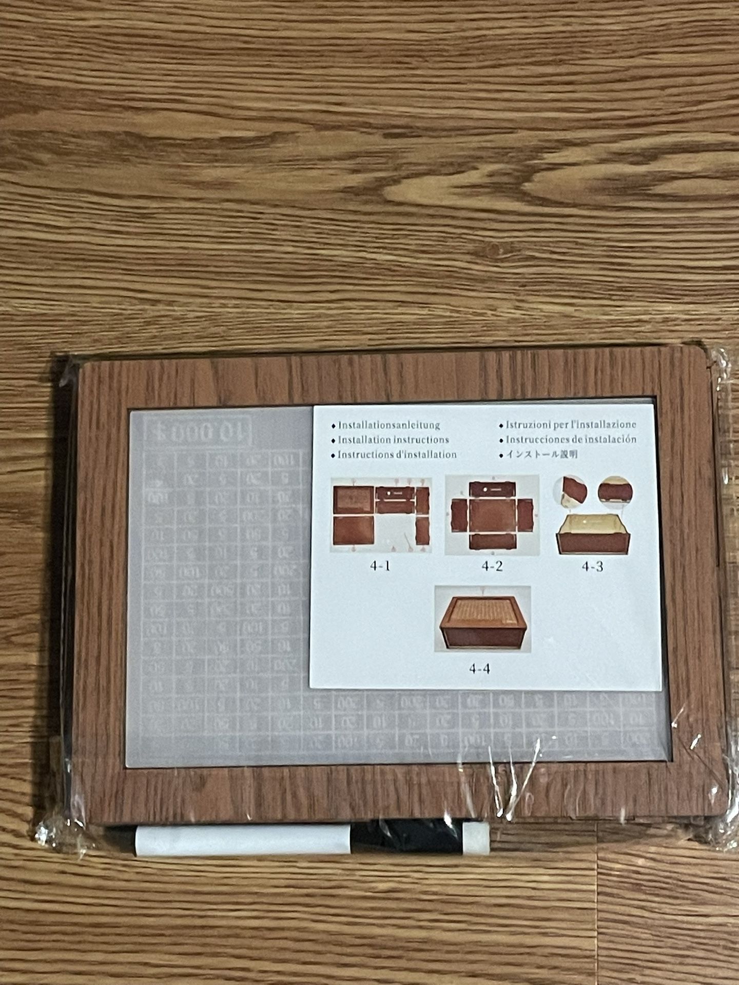 Saving Wooden Box Cash