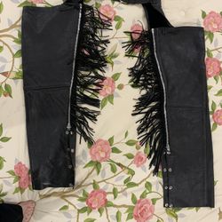 Mens Riding Fringed Chaps