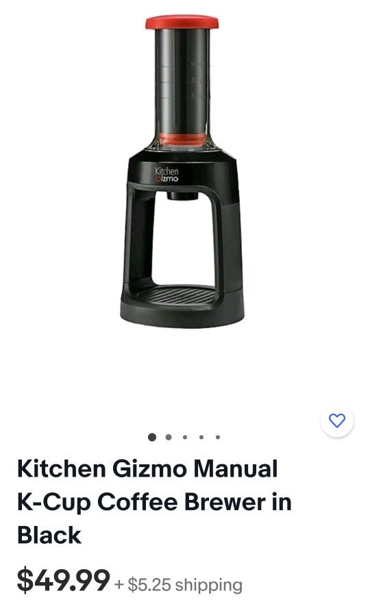 Kitchen Gizmo Manual K-cup Coffee Brewer
