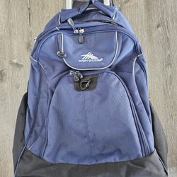 Bagpack HIGH SIERRA With Wheels (LIKE NEW) 1 TIME USED 