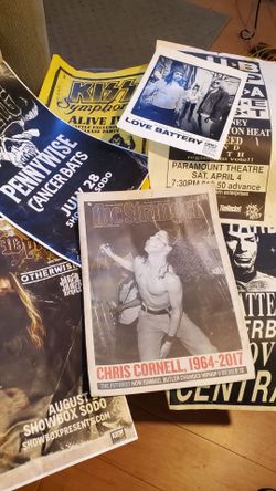 Vintage Seattle Band Posters