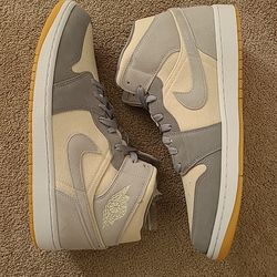 Air Jordan Retro 1 Mid "Coconut Milk " Size 14 Men
