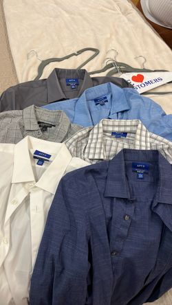 6 men’s dress shirts
