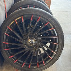24” Lexani Wraith New Tires