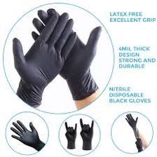 Black  Nitrile Gloves 