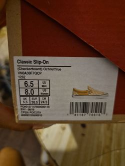 Classic slip on yellow