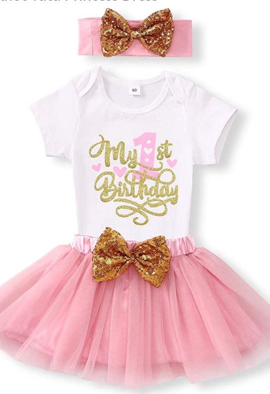 1st Birthday Onesie Tutu & headband