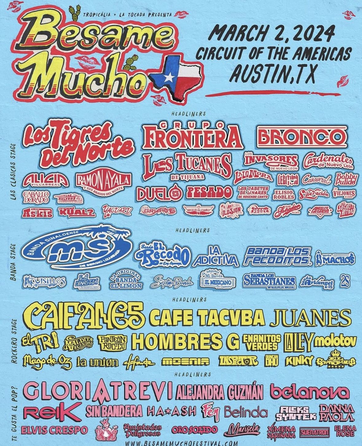 Bésame Mucho Festival GA Ticket