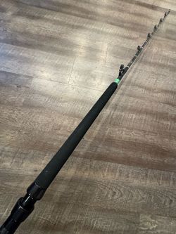 Calstar GF 760 H full roller trolling fishing rod.