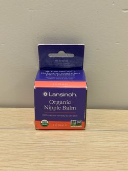 NEW Baby Lansinoh Organic Nipple Balm 2 oz - GLASS JAR