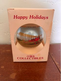 1990 Curtis’s Jenny 1st flight Christmas ornament