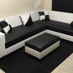 Leather Sectional Sofa Never Used 