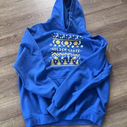 Adult Warriors Christmas Hoodie Size L 