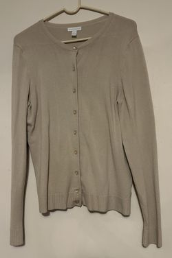 Charter Club ladies Large Button Up Long Sleeve cardigan