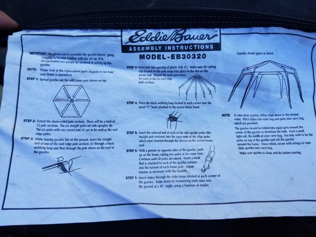 Eddie Bauer canopy