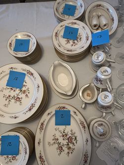 70 Piece Noritake China Set Asian Song