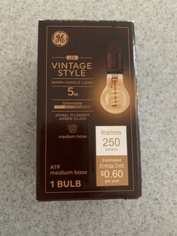 GE Vintage Style Light Bulb