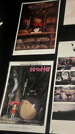My Neighbor Totoro & Kiki’s Delivery Service Academy Museum Studio Ghibli anime prints $20 each