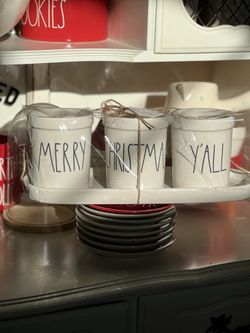 Rae Dunn Merry Christmas Y’all NWT