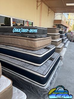 Twin double sided mattress and box spring bed set colchón y tambor