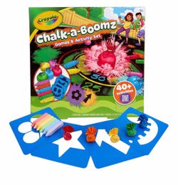 Crayola Chalk-a-Boomz Games & Activity Set, Sidewalk