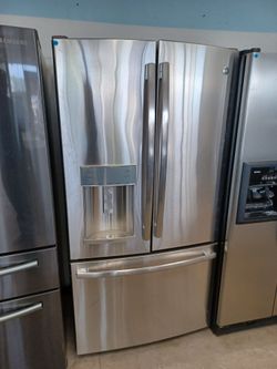 GE stainless steel french door refrigerator