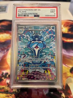 2023 Pokemon OBF En-Obsidian Flames 200 Palafin Illustration Rare PSA 9.