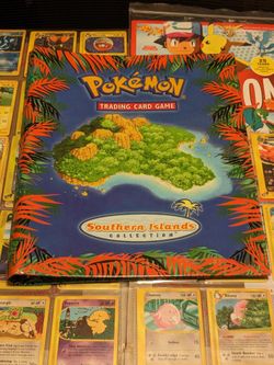 pokemon southern islands cards 2001 Pokemon: Collection Card Binder, Jason Paige A ThrowbackBuys Pokmon Hit Points70 HP Form pokemon southern island card list