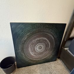 Large Decorative Mandala Canvas Wall Art