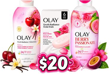 Olay body wash $20