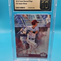 Shohei Ohtani 2018 Panini Diamond Kings Rookie Card RARE RC Graded Slab 10 