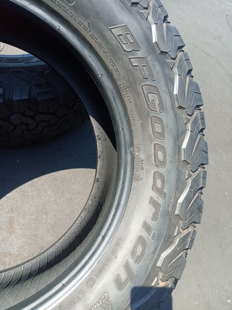 2 Llantas Lt 295 65 R20 Bfgoodrich All Terrain