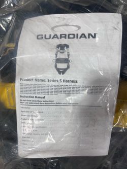 New Guardian Series 5 Safety Harnesses M-L w/ Waist Pad & Side D-Rings Part #37369l