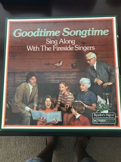 Fathers Day 8 Album Vinyl Record Set of great old songs plus complete book of lyrics for singalongs