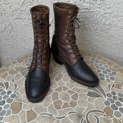 BOOTS CHIPPEWA MADE IN USA 🇺🇸 SOFT TOE SIZE 9 MENS 