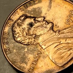 This World One Cent Lincoln 1998.D Planchet Error