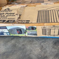 Arrow 10x8 Ft Galvanized Shed