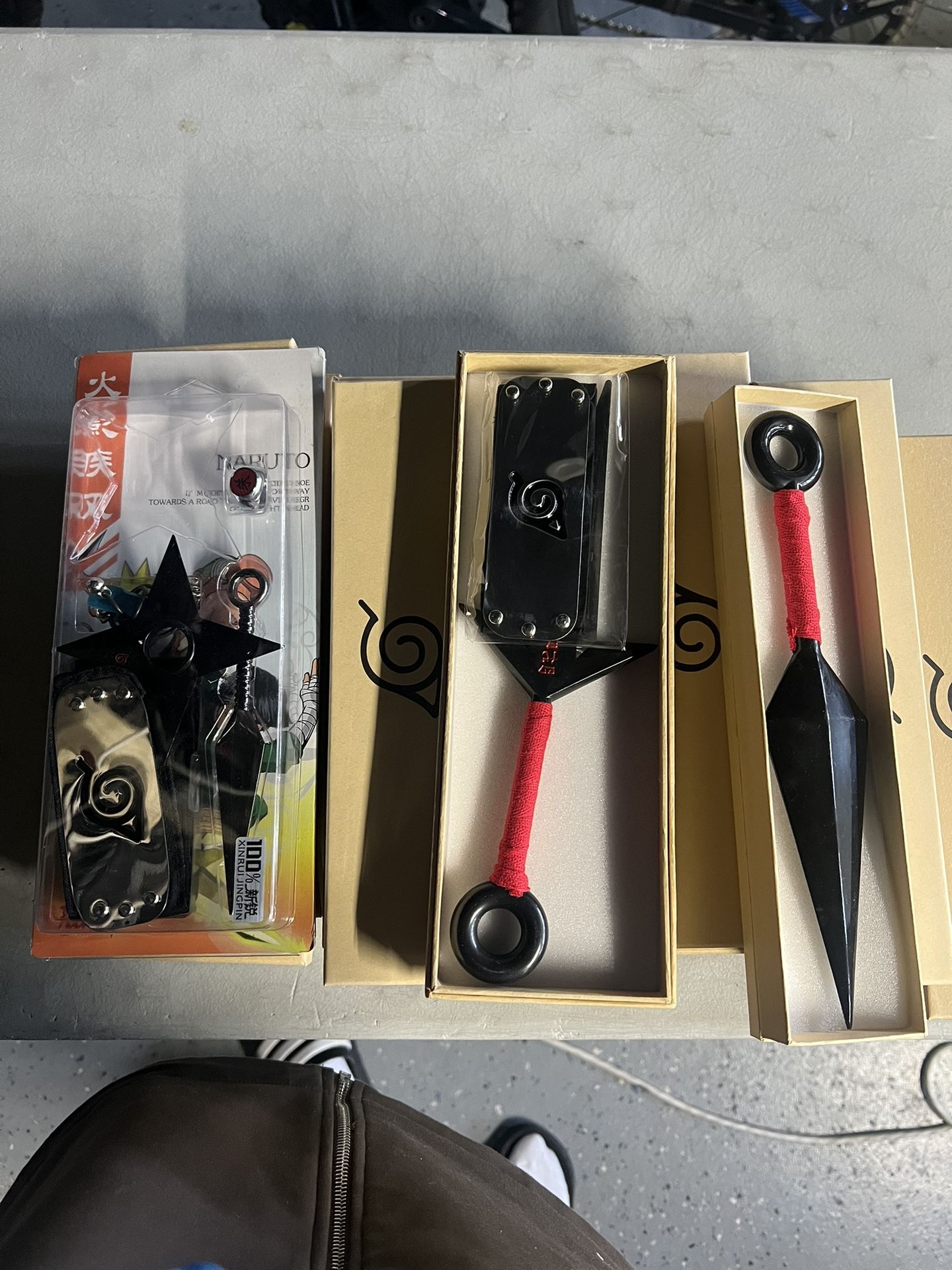 Naruto kunai Hobby Toy Game (31 Set) Plastic liquidation Wholesale Closeout