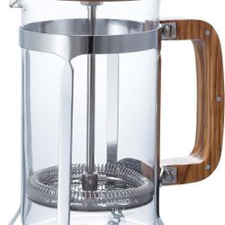 Hario Wood And Glass Coffee And Tea Press