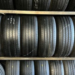 SET OF TIRE 225 50 17 MICHELIN 85% LIFE