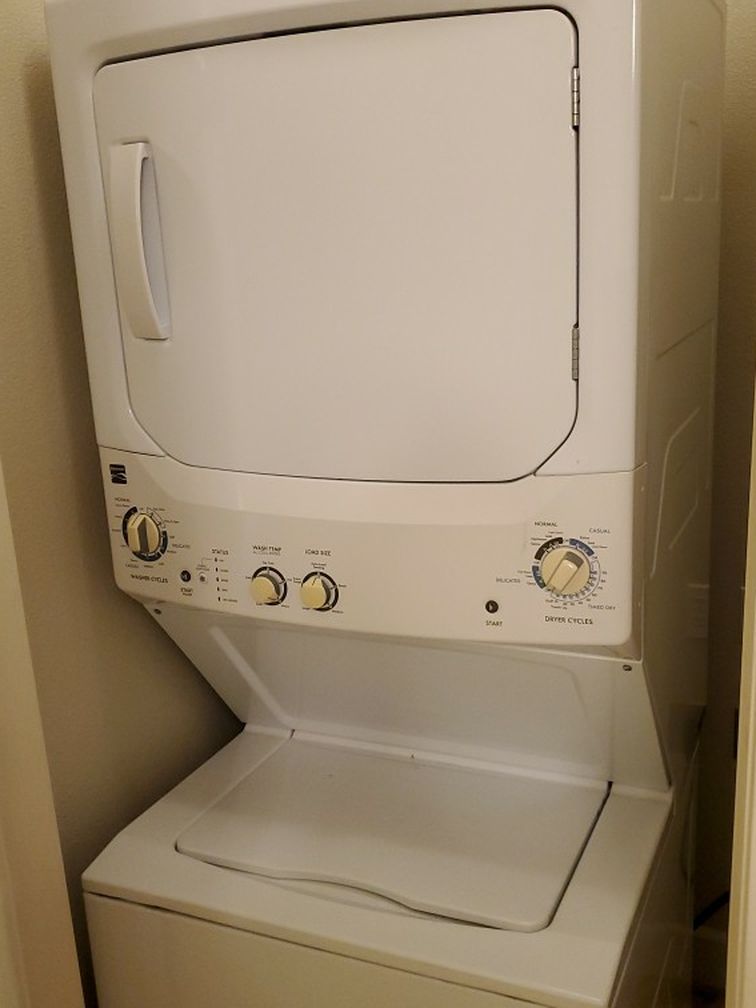 Kenmore Stackable Washer Dryer Pay YOU $50 Needs Work