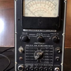 1951 Vintage Precision Series EV-20 V.T.V.M And Multi-Range Test Set 