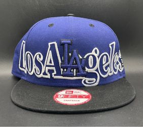 New LA New Era Los Angeles Dodgers LA Spellout Wrap Around Snapback