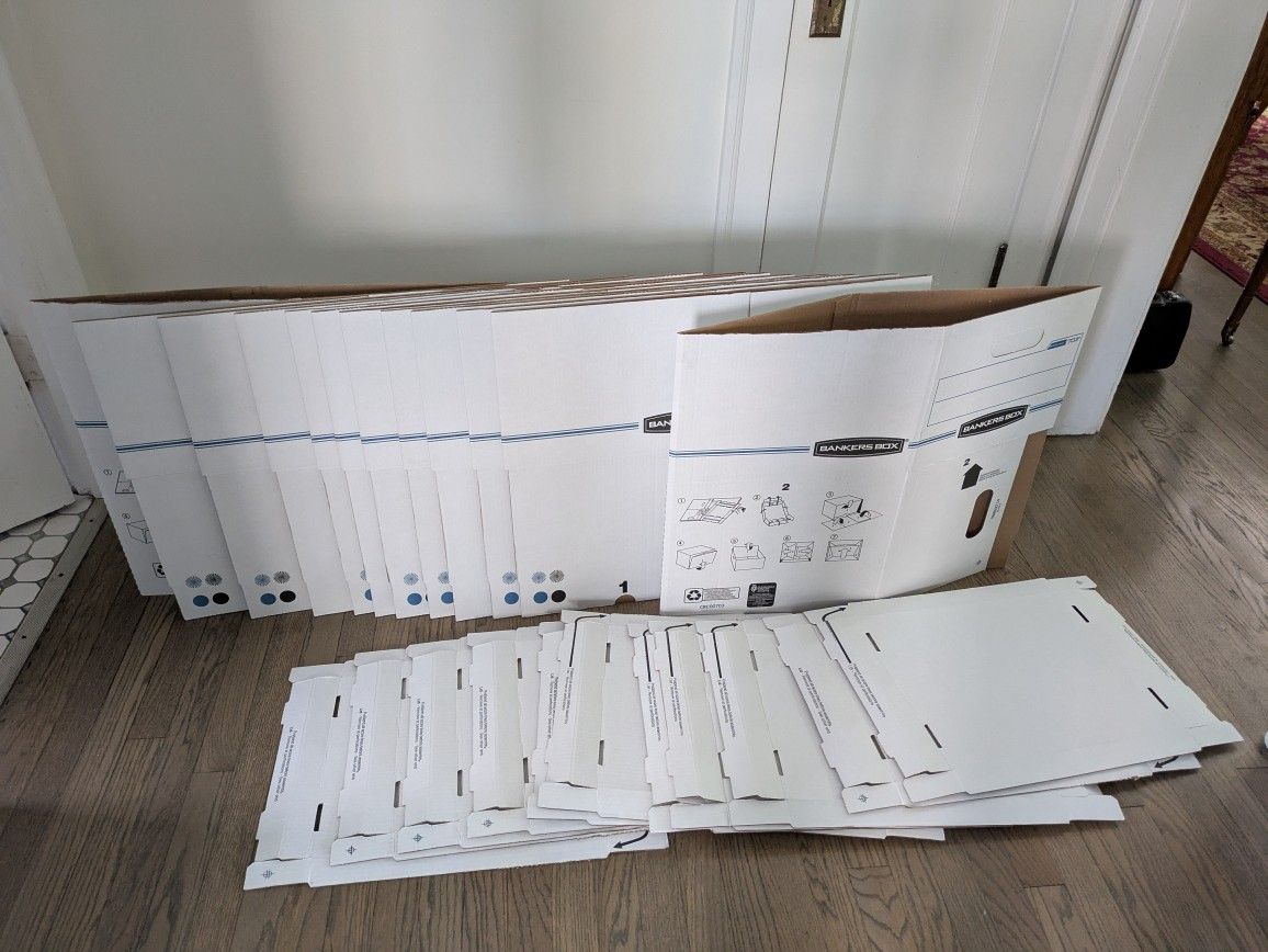 12 Bankers Boxes