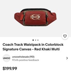 Coach Track Waistpack