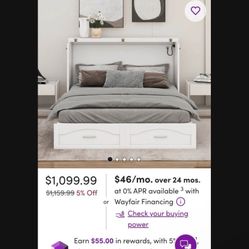 Bed Frame For Sale (Used)