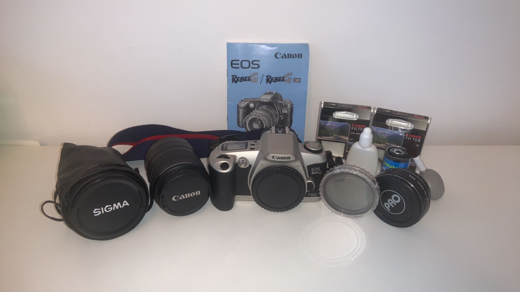 Cannon Eos Rebel G with Sigma 15mm Fisheye Lens