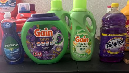 Household Cleaning Products Bundle Lot
